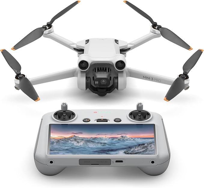 DJI Mini 3 Pro (DJI RC) – Ultra-Light 4K Mini Drone with 48MP Camera & 34-Min Flight Time